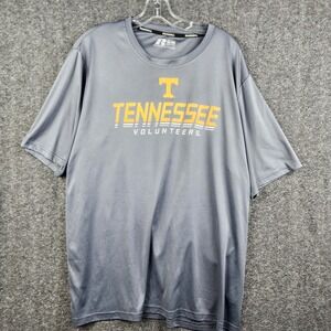 Russell Tennessee Volunteers T-Shirt Men 2XL Gray Excellent Performance Tee